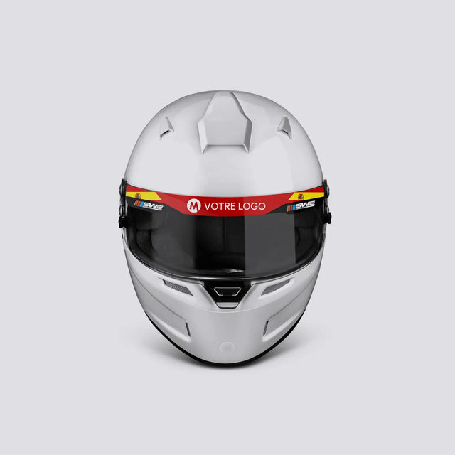 Bandeau visière casque pays SWS personnalisable - pack